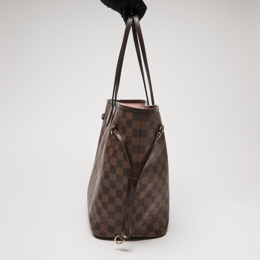 Louis Vuitton Damier Ebene Neverfull MM Handbag