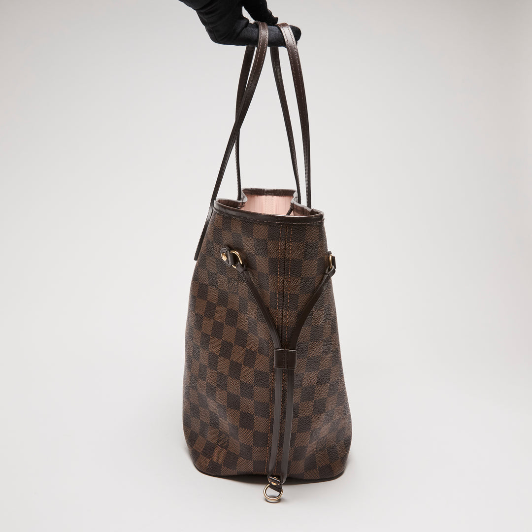 Louis Vuitton Damier Ebene Neverfull MM Handbag