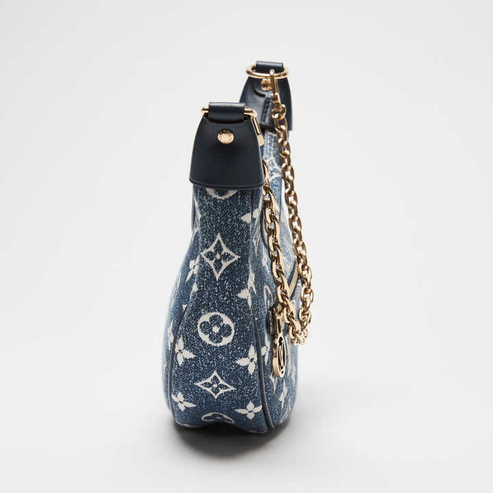 Louis Vuitton Blue Monogram Jacquard Denim Loop Handbag