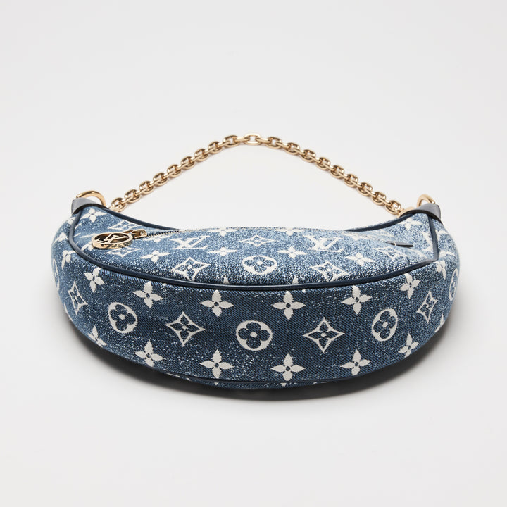Louis Vuitton Blue Monogram Jacquard Denim Loop Handbag