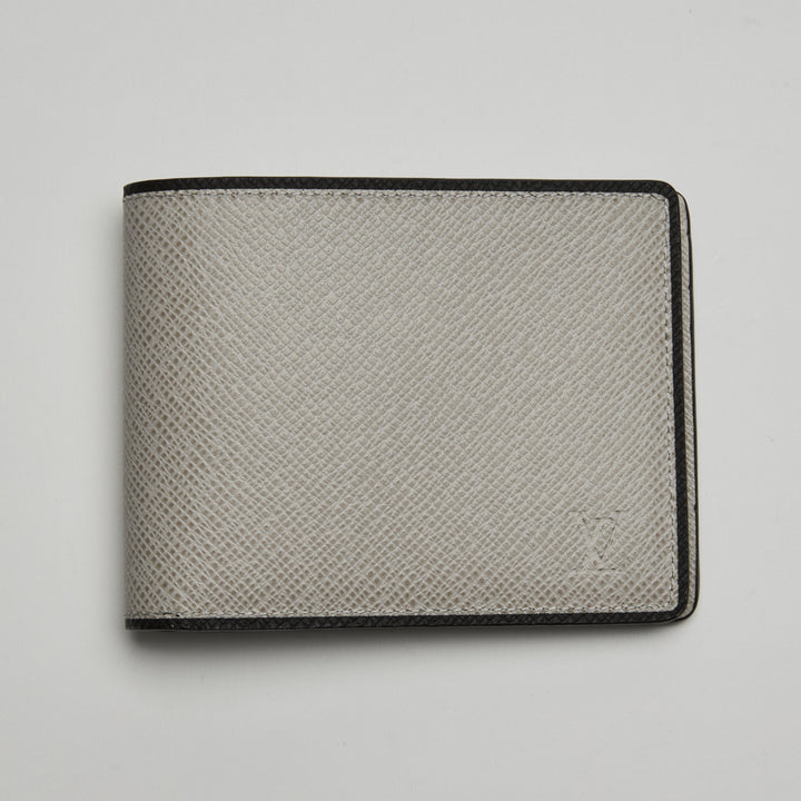 Louis Vuitton Beige Taiga Leather Multiple Bifold Wallet