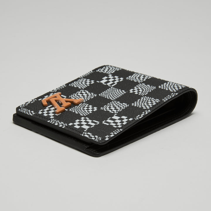 Louis Vuitton Black & White Damier Canvas Distorted Multiple Bifold Wallet