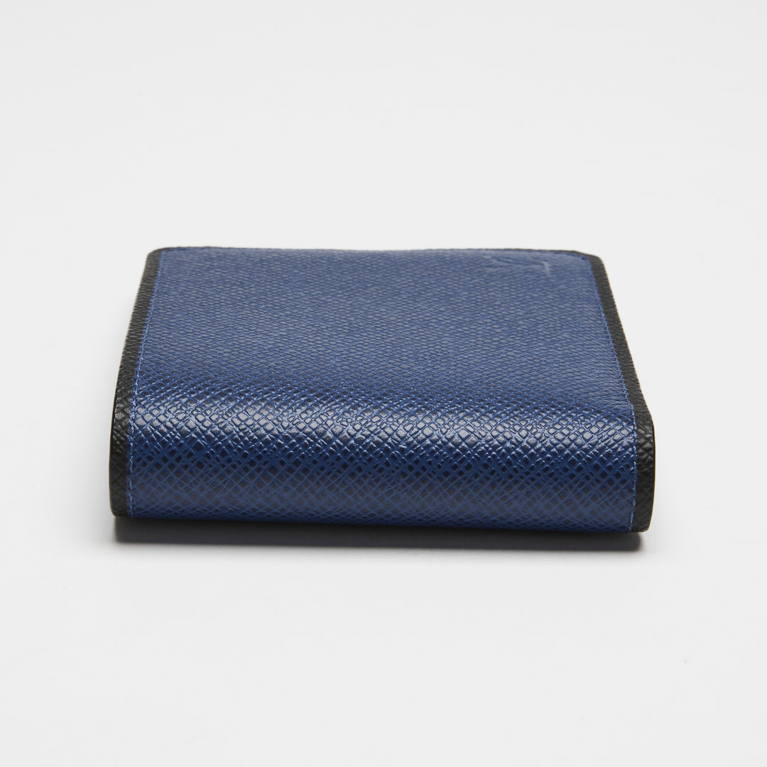 Louis Vuitton Blue Taiga Leather Multiple Bifold Wallet