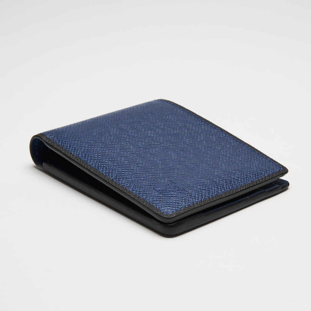 Louis Vuitton Blue Taiga Leather Multiple Bifold Wallet