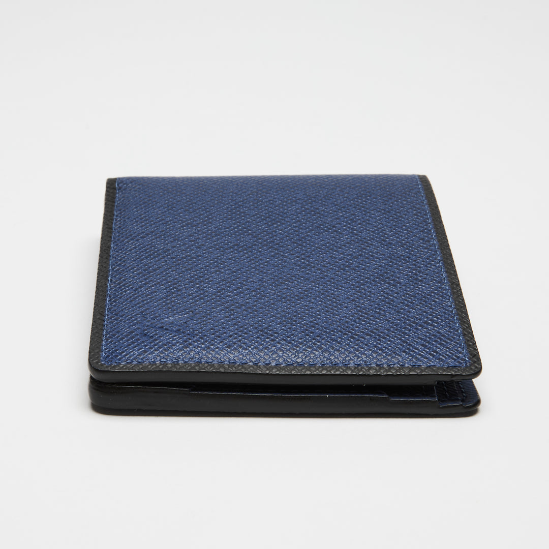 Louis Vuitton Blue Taiga Leather Multiple Bifold Wallet