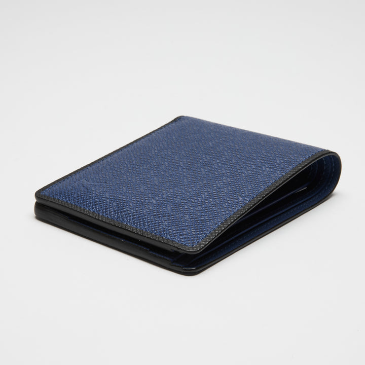 Louis Vuitton Blue Taiga Leather Multiple Bifold Wallet