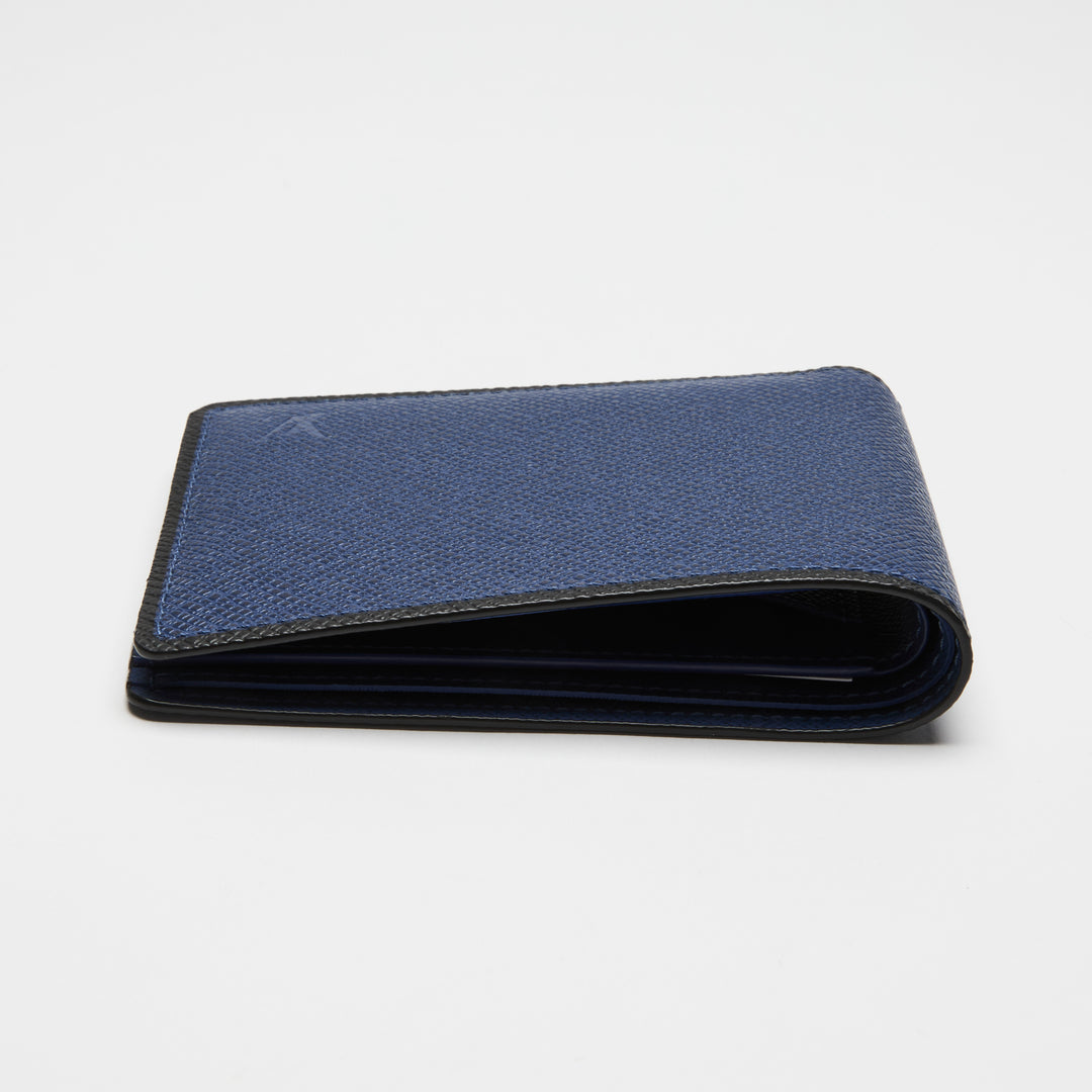 Louis Vuitton Blue Taiga Leather Multiple Bifold Wallet
