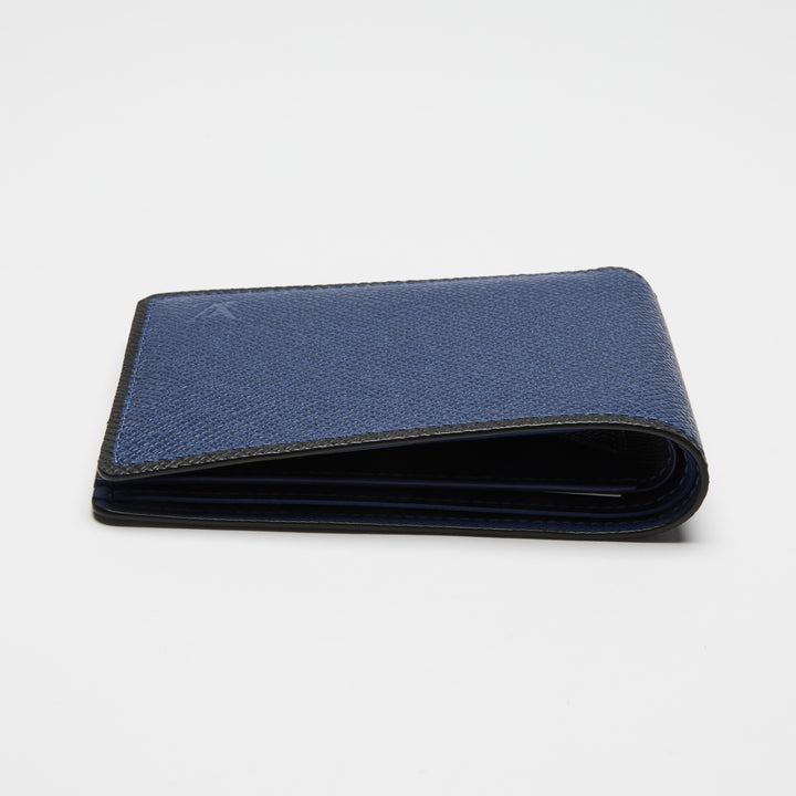Louis Vuitton Blue Taiga Leather Multiple Bifold Wallet