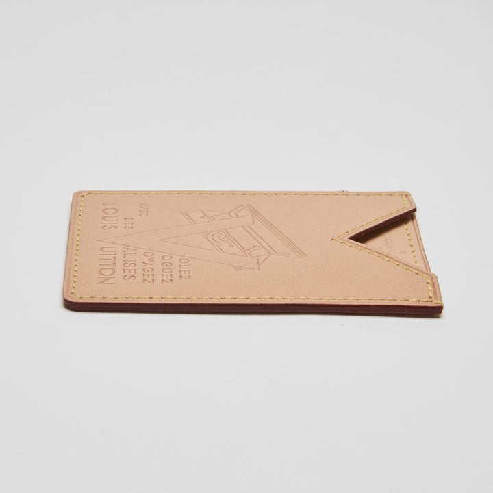 Louis Vuitton Beige Vachetta Leather Voyages Card Holder