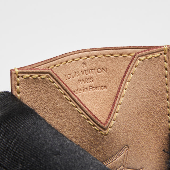 Louis Vuitton Beige Vachetta Leather Voyages Card Holder