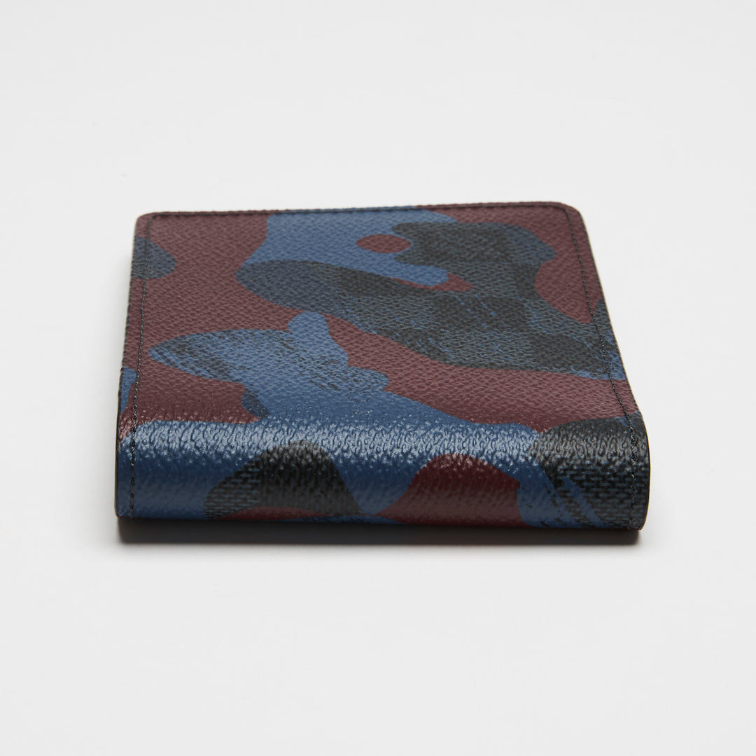Louis Vuitton Damier Cobalt Bordeux Camouflage Multiple Wallet