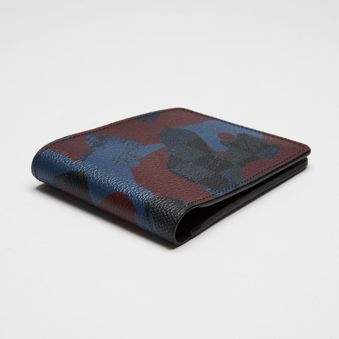 Louis Vuitton Damier Cobalt Bordeux Camouflage Multiple Wallet