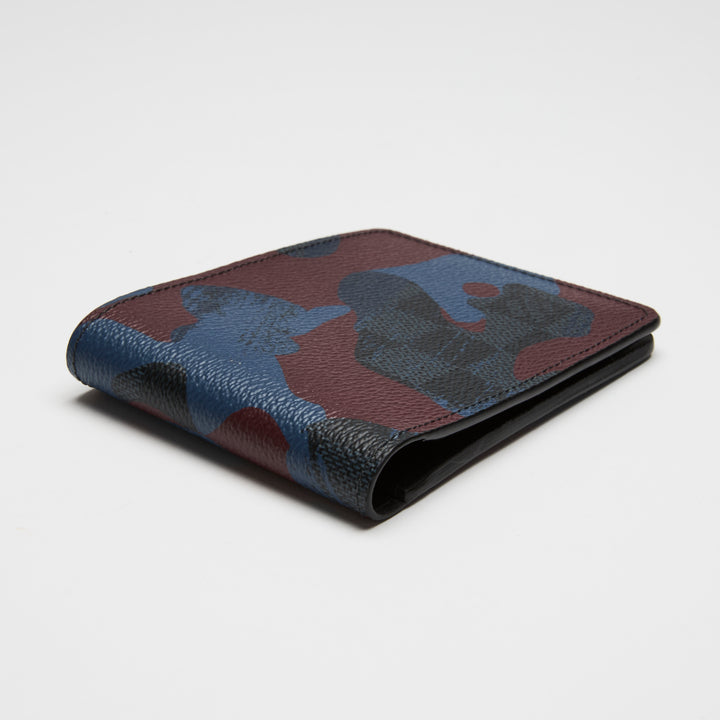 Louis Vuitton Damier Cobalt Bordeux Camouflage Multiple Wallet