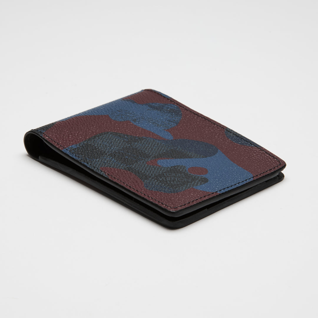 Louis Vuitton Damier Cobalt Bordeux Camouflage Multiple Wallet