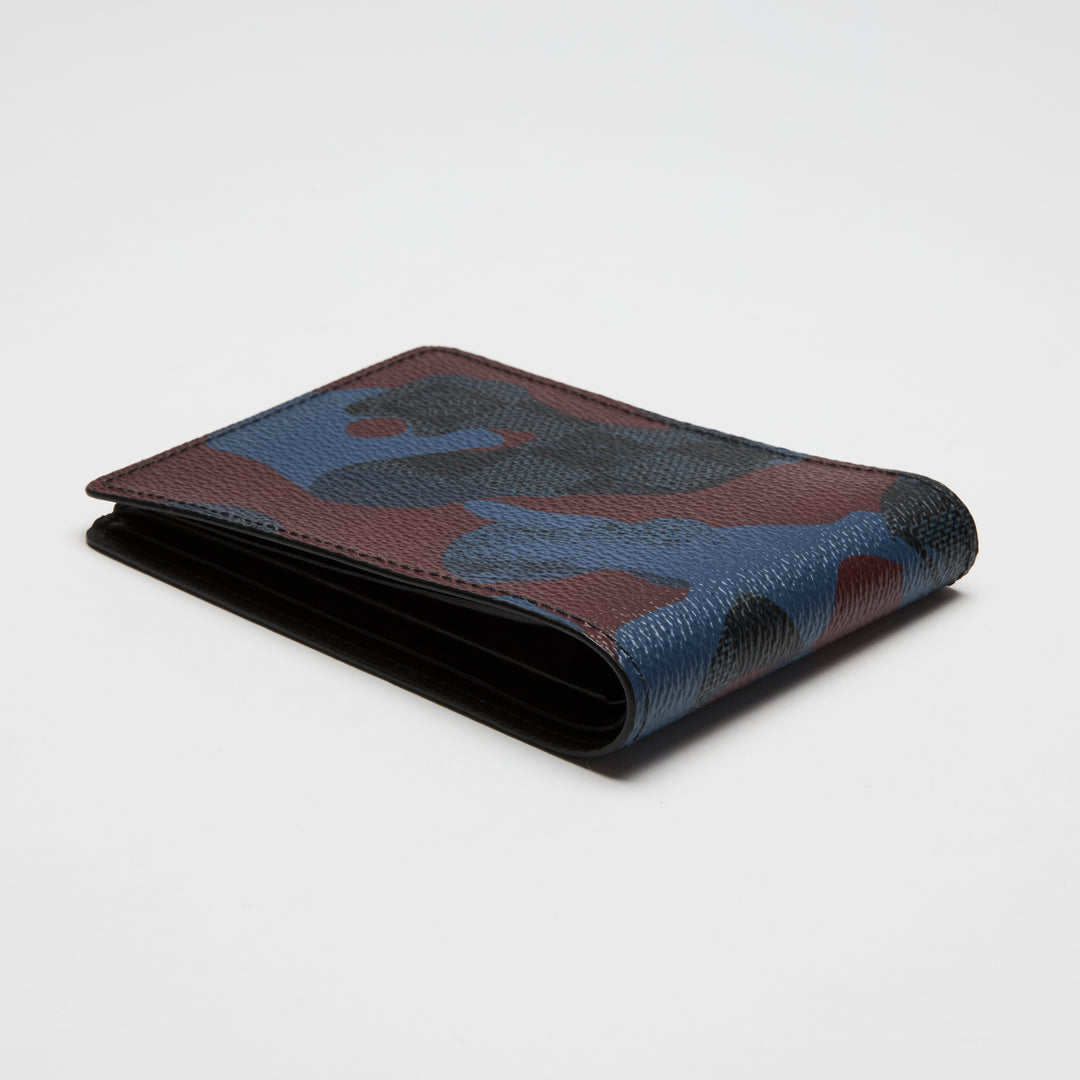 Louis Vuitton Damier Cobalt Bordeux Camouflage Multiple Wallet