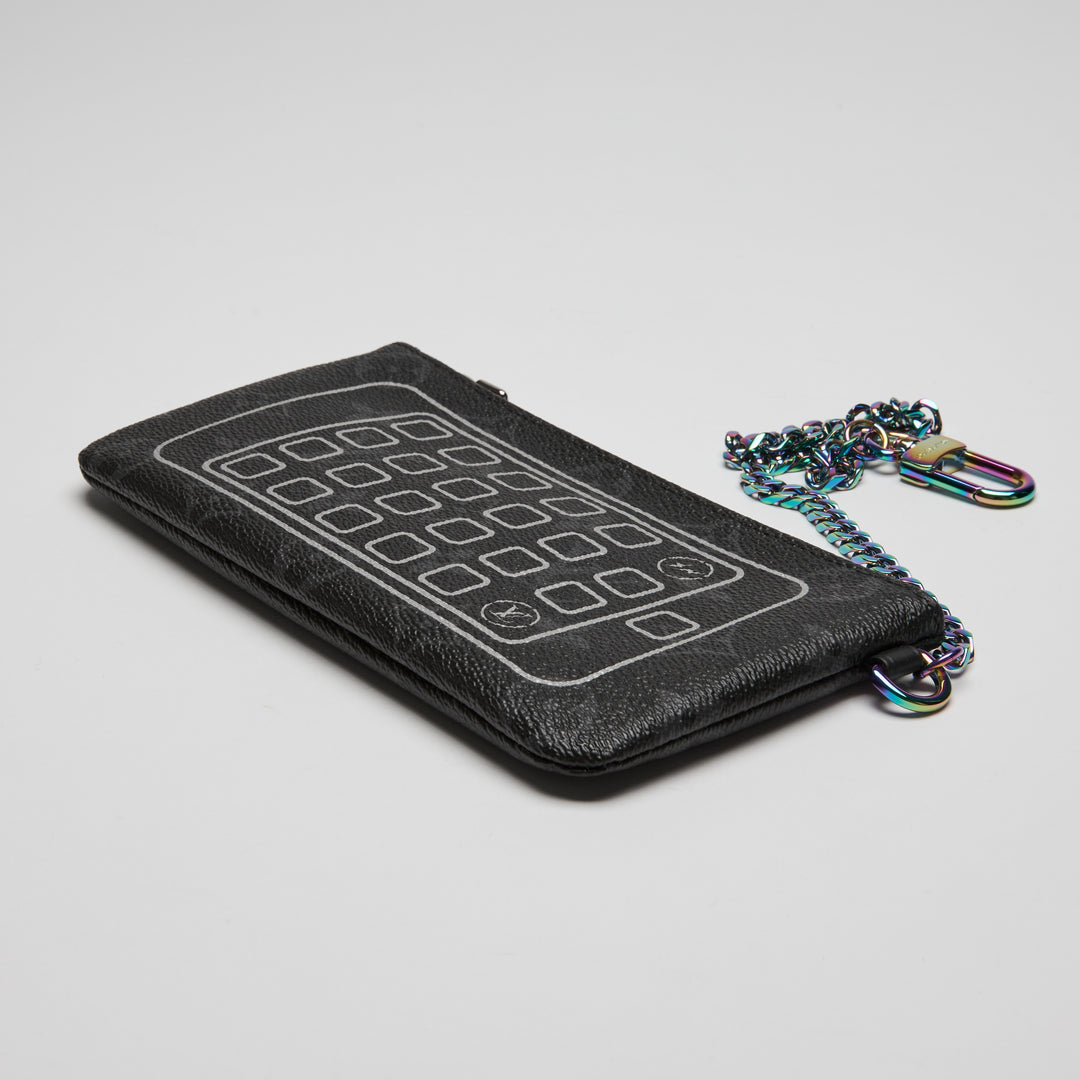 Louis Vuitton x Fragment Eclipse Monogram Canvas iPhone Pouch