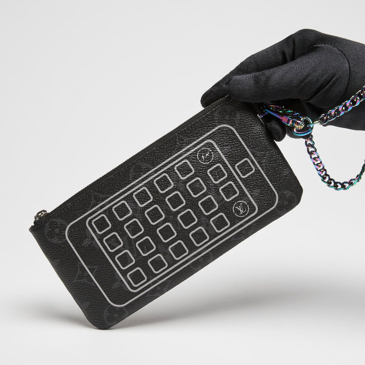 Louis Vuitton x Fragment Eclipse Monogram Canvas iPhone Pouch