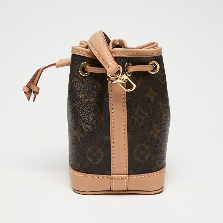 Louis Vuitton Brown Monogram Canvas Nano Noe Bucket Bag