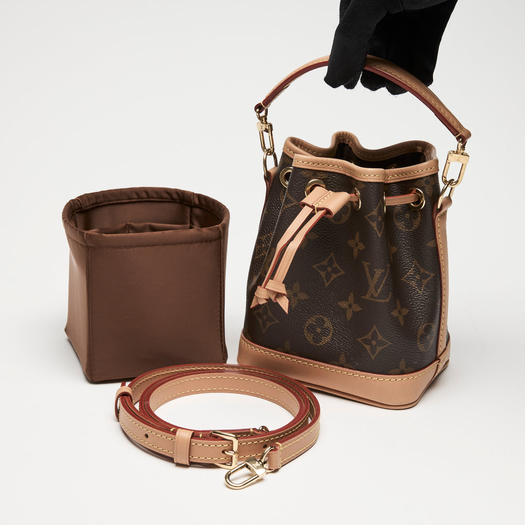Louis Vuitton Brown Monogram Canvas Nano Noe Bucket Bag