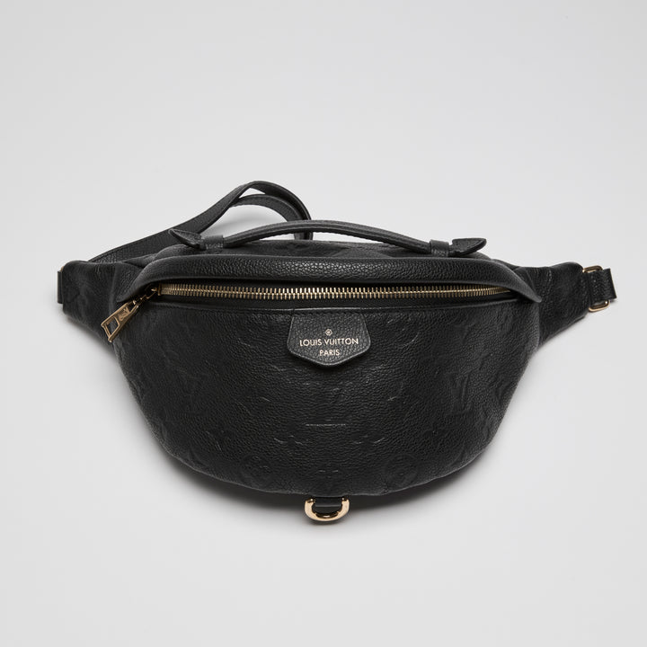 Louis Vuitton Black Empreinte Leather Waist Pouch
