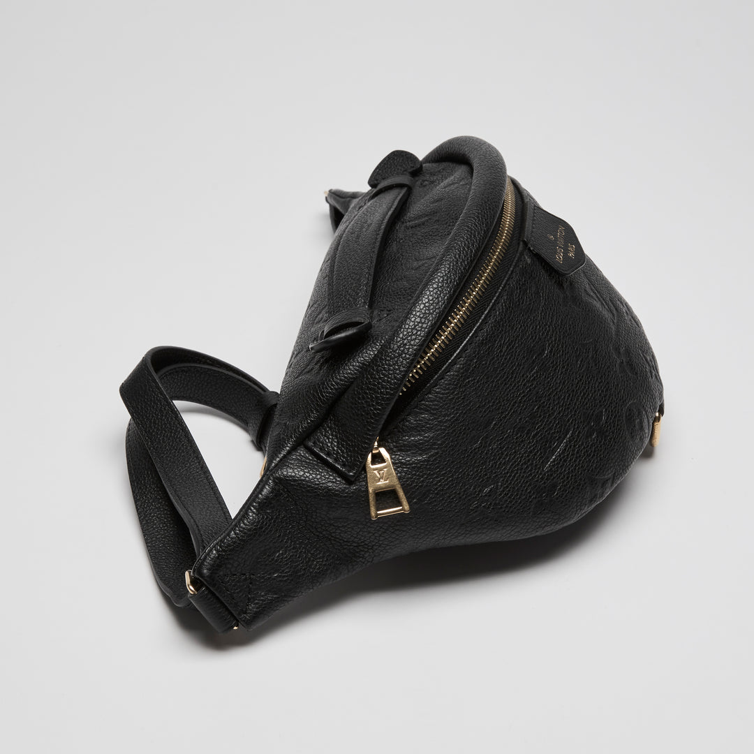 Louis Vuitton Black Empreinte Leather Waist Pouch