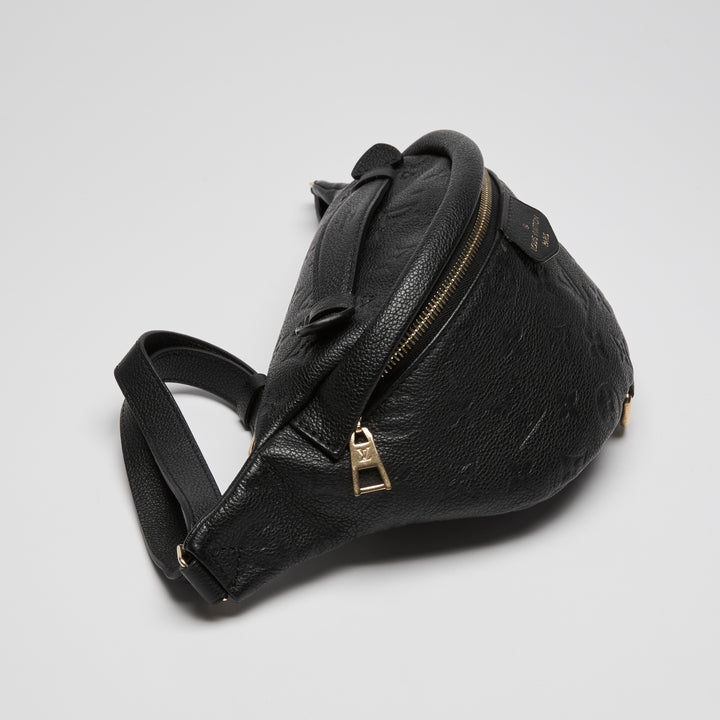 Louis Vuitton Black Empreinte Leather Waist Pouch
