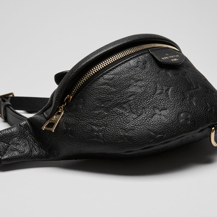 Louis Vuitton Black Empreinte Leather Waist Pouch