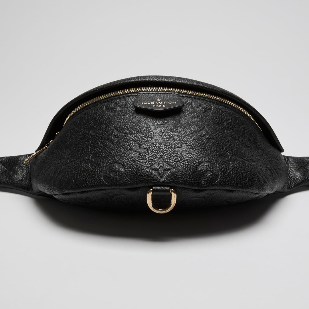Louis Vuitton Black Empreinte Leather Waist Pouch