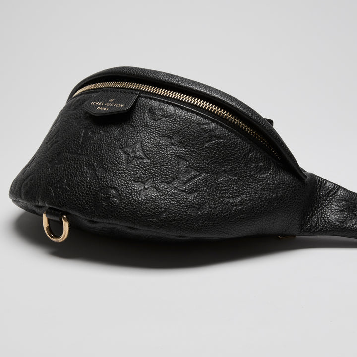 Louis Vuitton Black Empreinte Leather Waist Pouch