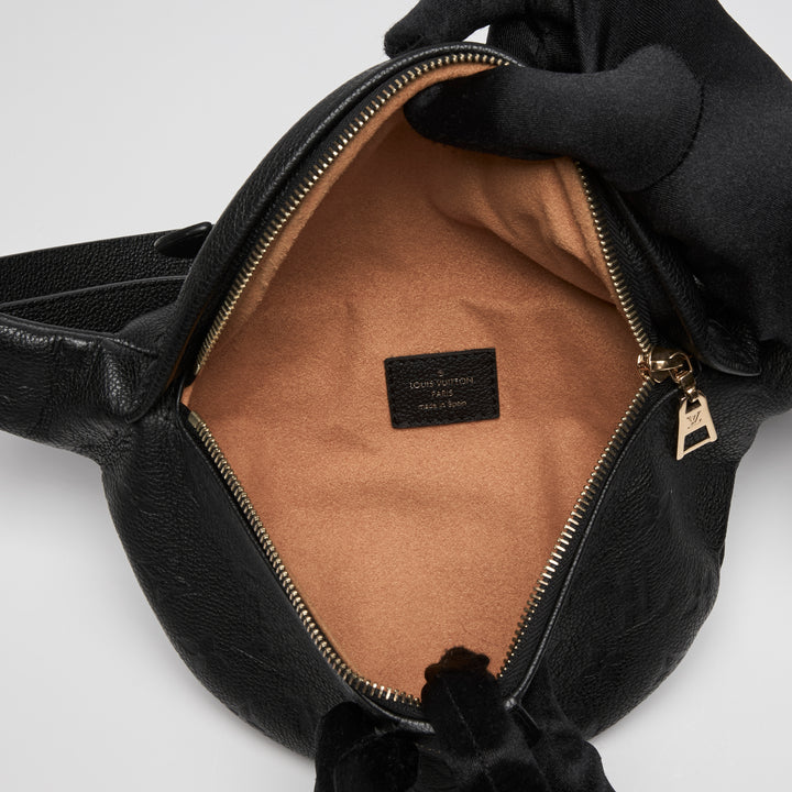 Louis Vuitton Black Empreinte Leather Waist Pouch