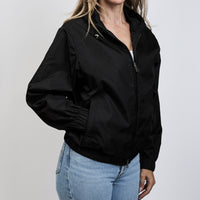 Moncler Black Windbreaker Size 0