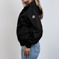 Moncler Black Windbreaker Size 0
