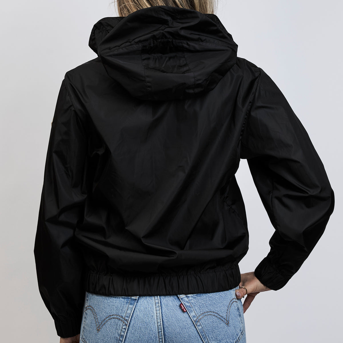 Moncler Black Windbreaker Size 0