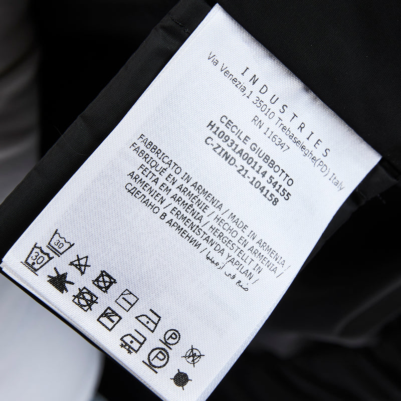 Moncler Black Windbreaker Size 0