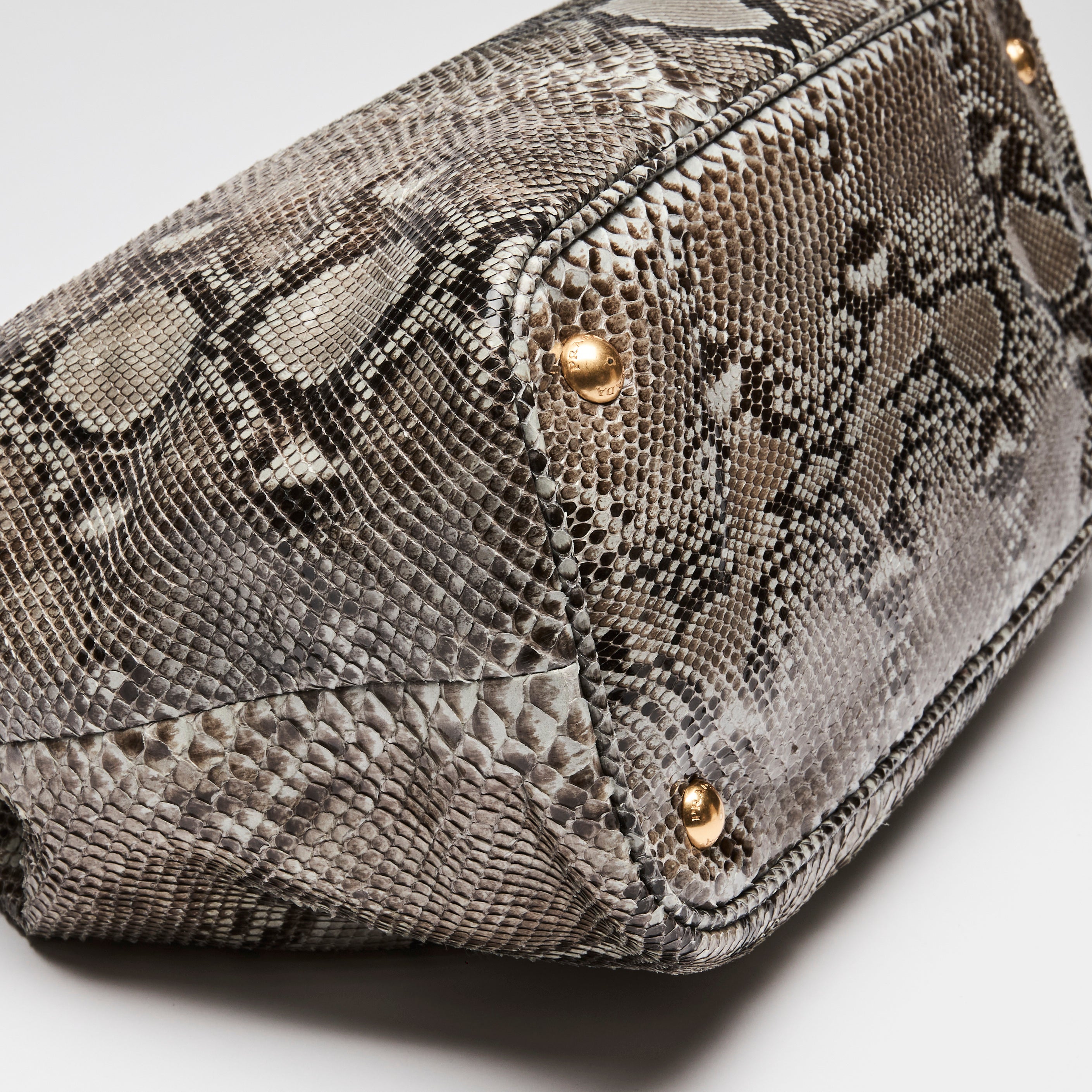 Prada Python Leather Handbag – LFC Ltd