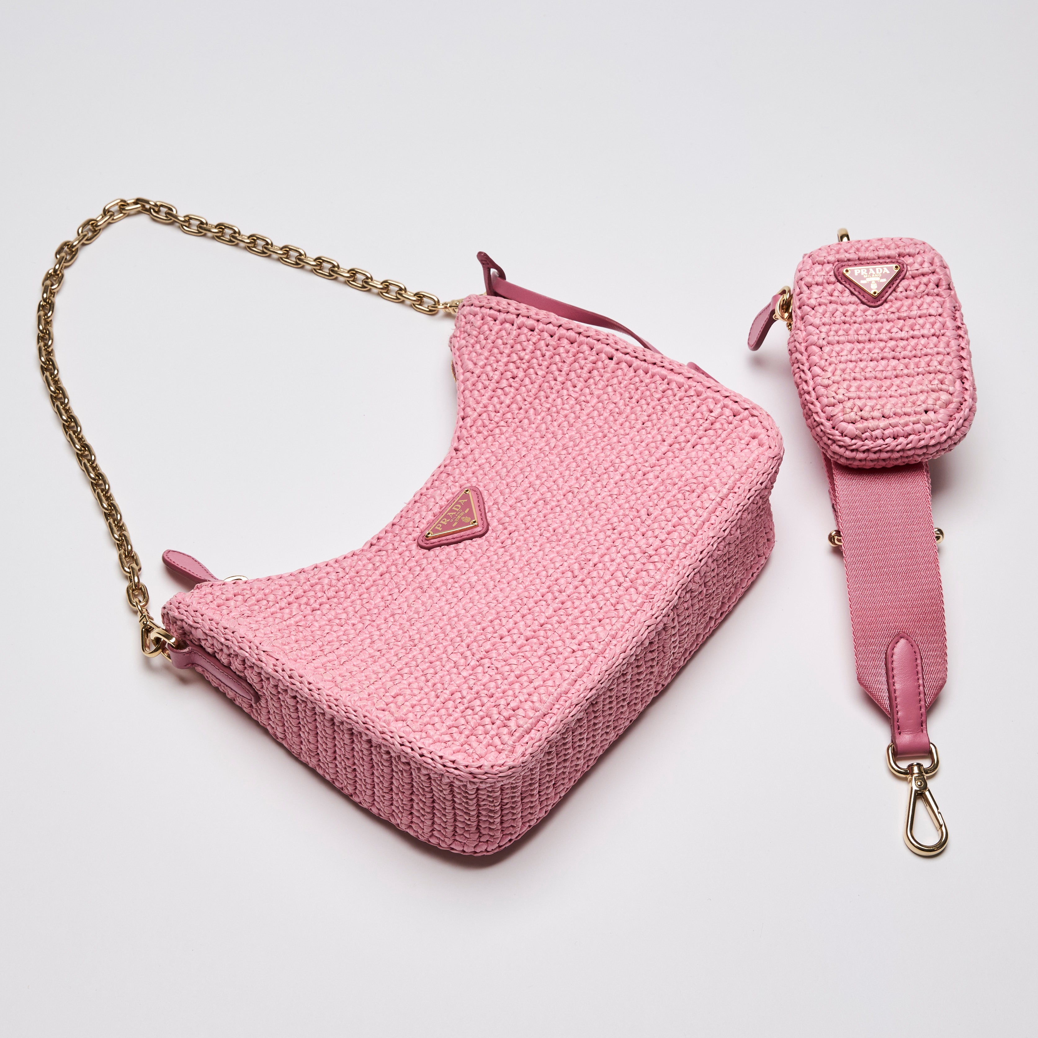 Prada pink re edition best sale