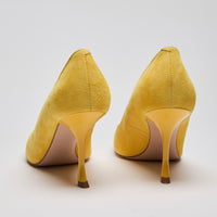 Roger Vivier Yellow Suede Pumps Size 37.5