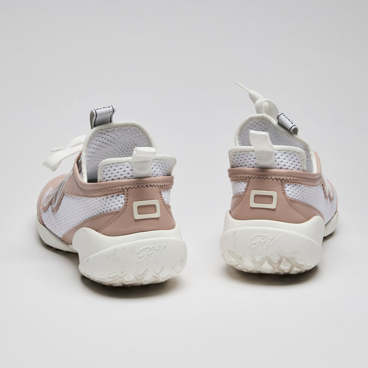 Roger Vivier Pink Leather "Viv Match" Sneakers Size 39
