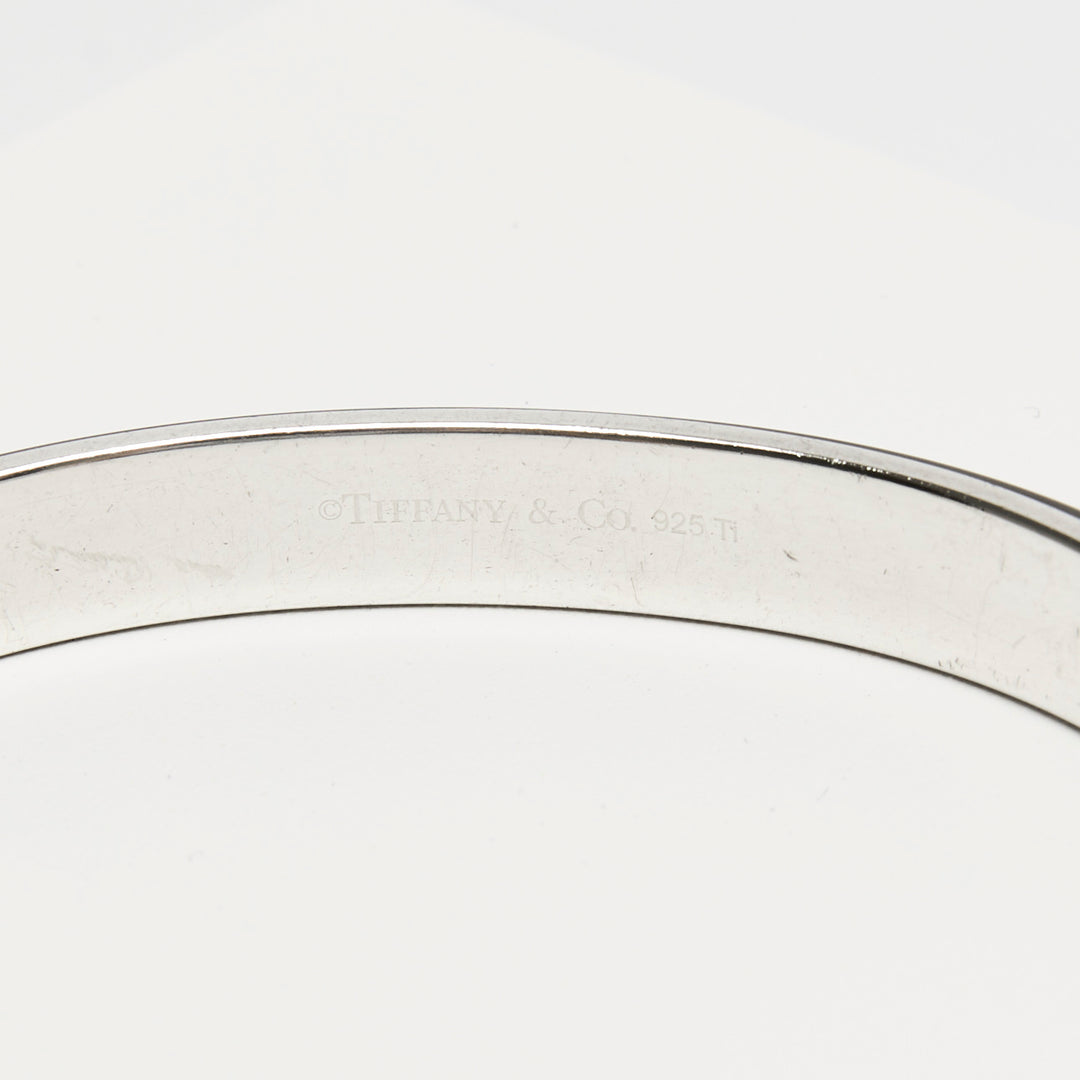 Tiffany & Co. Titanium & Sterling Silver 1837 Cuff