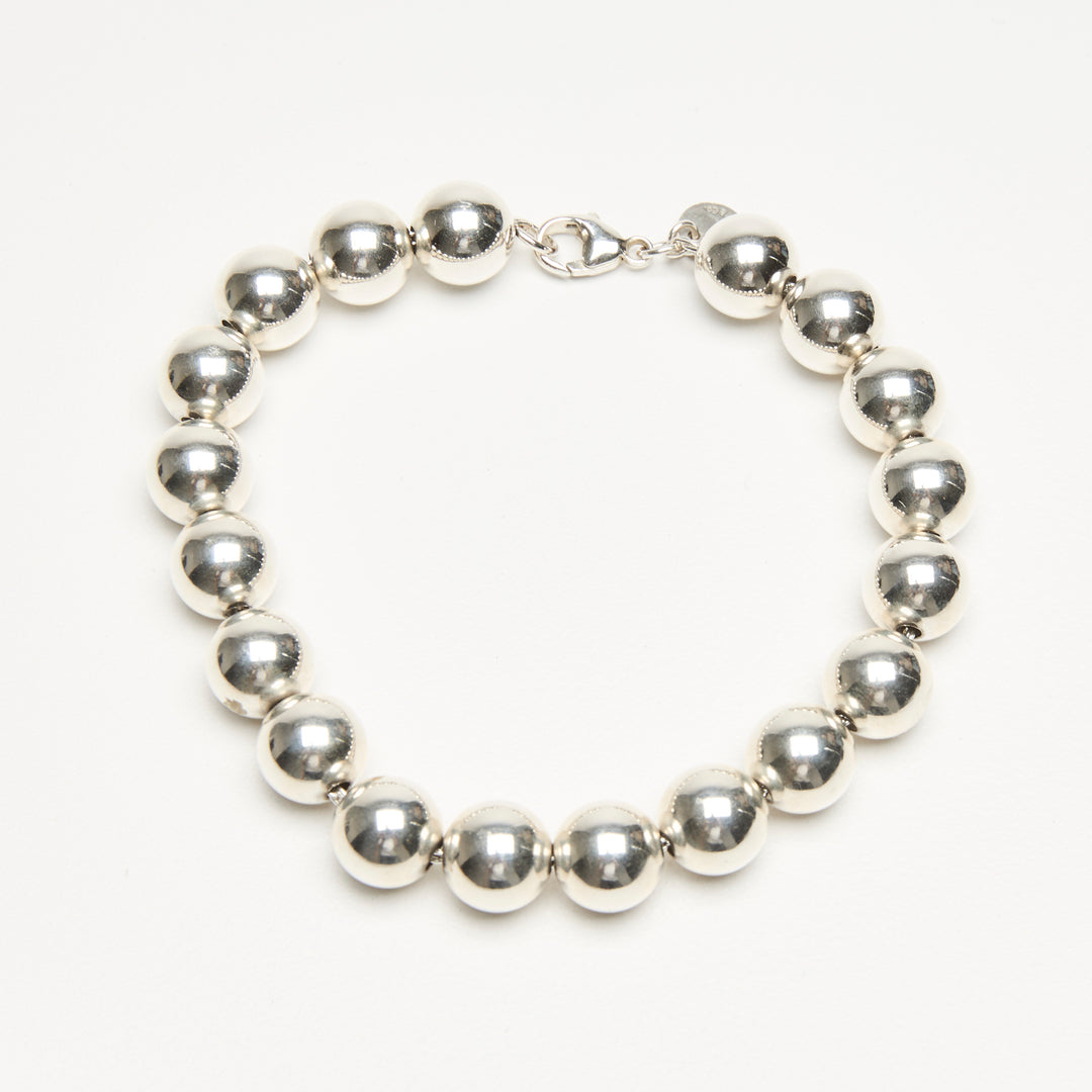Tiffany & Co. Sterling Silver HardWear Small Ball Bracelet