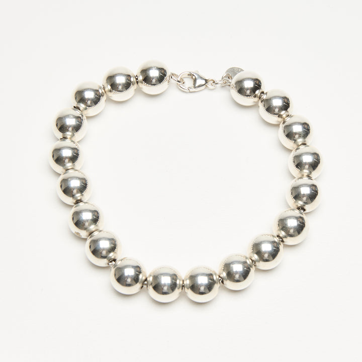 Tiffany & Co. Sterling Silver HardWear Small Ball Bracelet