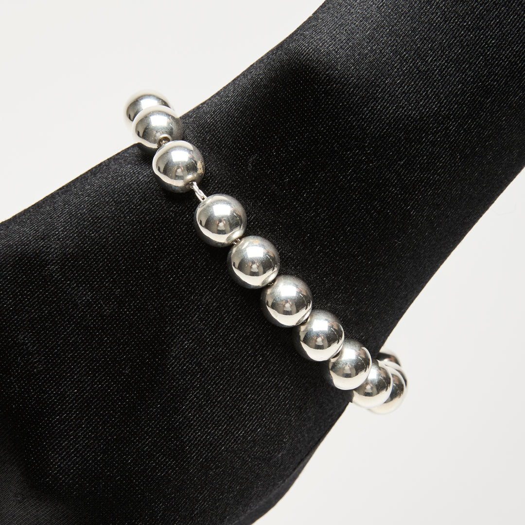 Tiffany & Co. Sterling Silver HardWear Small Ball Bracelet