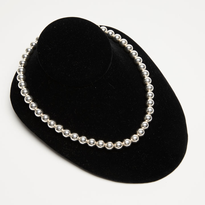 Tiffany & Co. Sterling Silver HardWear Ball Necklace