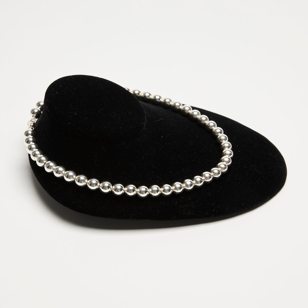 Tiffany & Co. Sterling Silver HardWear Ball Necklace