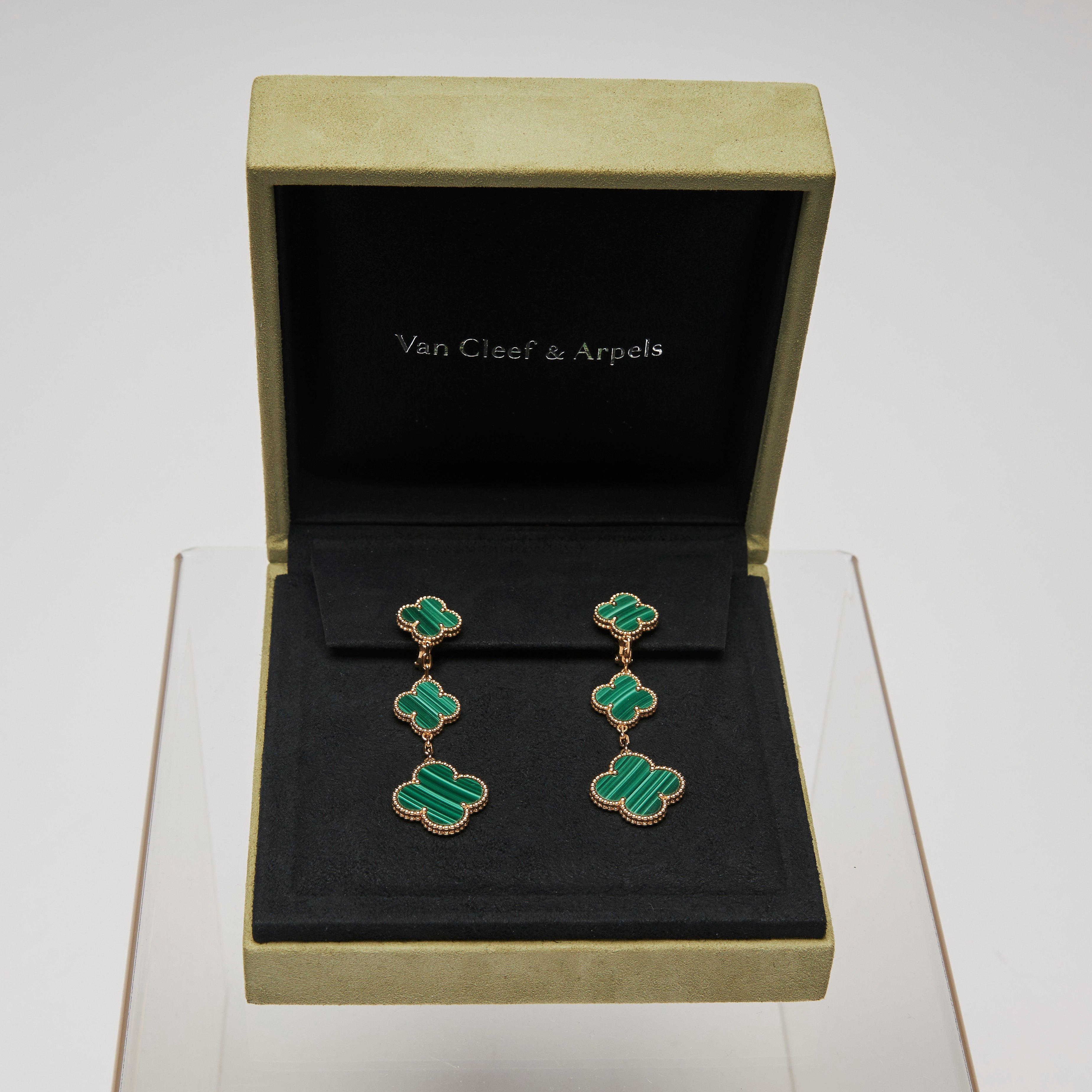 VCA Inspired 18K Solid Gold EARRINGS www.stareheboyscentre.ac.ke