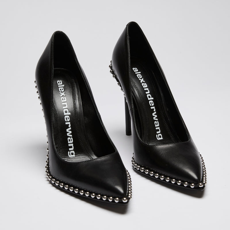Alexander Wang Rie Studded Leather Pumps Size 38.5 – Luxury Finds