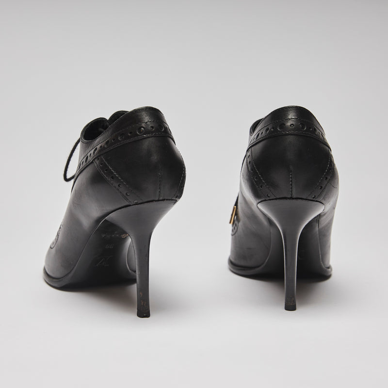 Louis Vuitton Peep Toe Pumps (back)