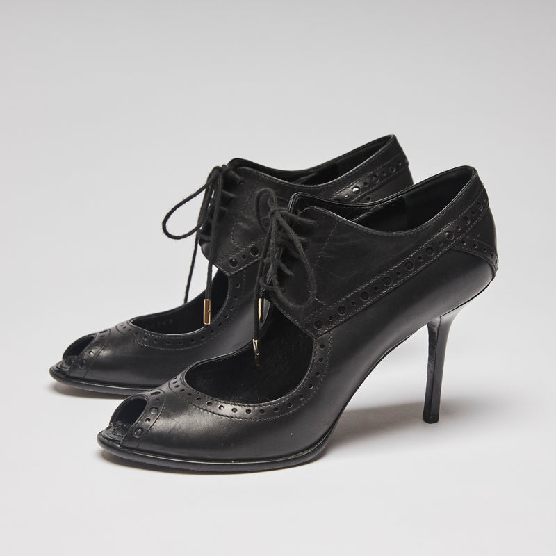 Louis Vuitton Peep Toe Pumps (side)
