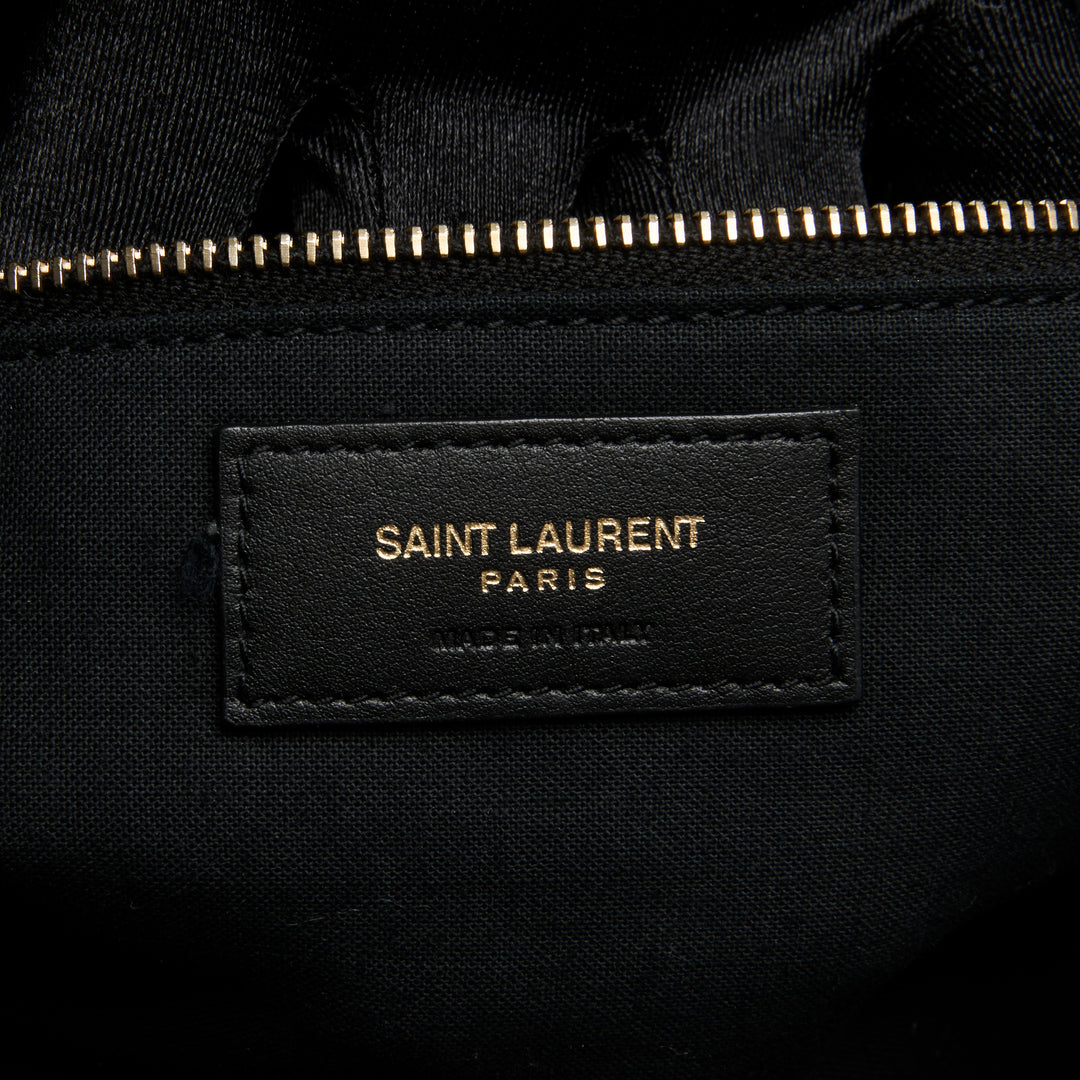 Saint Laurent Beige Le Raffia Shoulder Bag